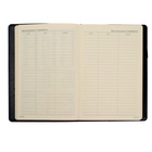 Ежедневник полудатированный А5, 208 листов Profy, рециклированная кожа, сменный блок, золотой срез, чёрный - Фото 21