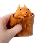 Антистресс игрушка - мялка «Пенёк с белочкой», цвета МИКС - Фото 3