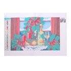Новогодняя алмазная мозаика с частичным заполнением «Новый год. Новогодний натюрморт», 20 х 30 см - фото 6477835