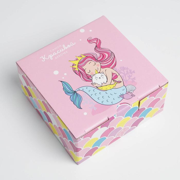 Коробка‒пенал «Beautiful», 15 × 15 × 7 см