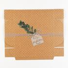 Коробка складная крафтовая «Эко», 21 × 15 × 5 см - фото 804615208