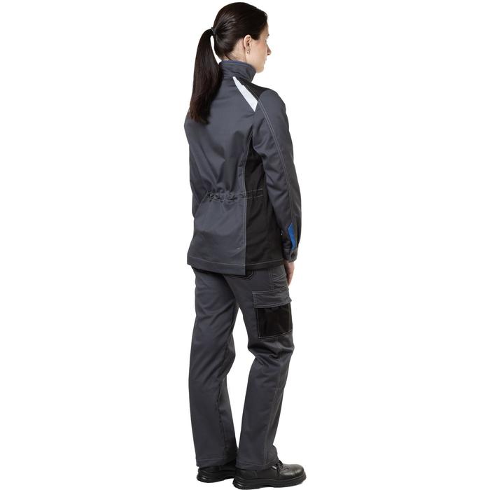 Куртка рабочая женская, цвет серый/голубой, размер 40-42, рост 158-164 - фото 1907305277
