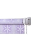Рулонная штора «Калейдоскоп», 100х160 см, цвет сирень - фото 28092129