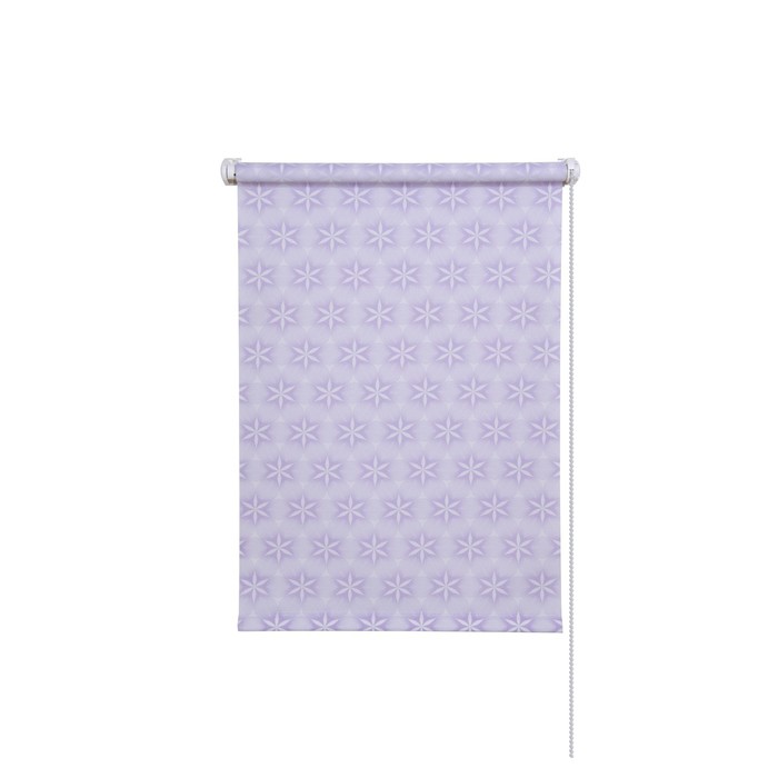 Рулонная штора «Калейдоскоп», 45х160 см, цвет сирень - Фото 1