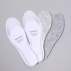 Стельки для обуви детские, утеплённые, двухслойные, фольгированные, с шаблонами, 25-36 р-р, пара, цвет серый - Фото 4