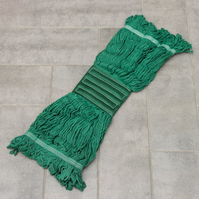Насадка для швабры «Кентукки», 350 гр, цвет зелёный - фото 1891140688