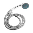 Душевая лейка со шлангом, гайки металл, держатель, крепеж в комплекте. - Фото 3