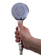 Душевая лейка 5 режимов со шлангом, держатель, крепеж в комплекте. - Фото 9