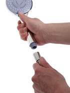 Душевая лейка 5 режимов со шлангом, держатель, крепеж в комплекте. - Фото 10