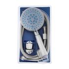 Душевая лейка 5 режимов со шлангом, держатель, крепеж в комплекте. - Фото 9