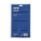 Набор для душа ZEIN Z0705, шланг 150 см, держатель, лейка 5 режимов, синий/хром - Фото 5