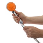 Душевая лейка 5 режимов со шлангом, держатель, крепеж в комплекте. - Фото 11