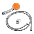 Душевая лейка 5 режимов со шлангом, держатель, крепеж в комплекте. - Фото 12