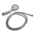 Душевая лейка 5 режимов со шлангом, держатель, крепеж в комплекте. - Фото 12