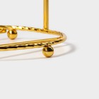 Конфетница «Gold. Птичка», 220 мл, 8×21 см, керамика, цвет белый - Фото 5