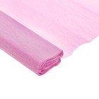 Бумага крепированная 50 х 200 см, в рулоне, 30 г/м2, розовая - фото 320656069