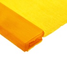 Бумага крепированная 50?200 см, в рулоне, 30 г/м?, шафрановая (комплект 10 шт) - фото 60795914