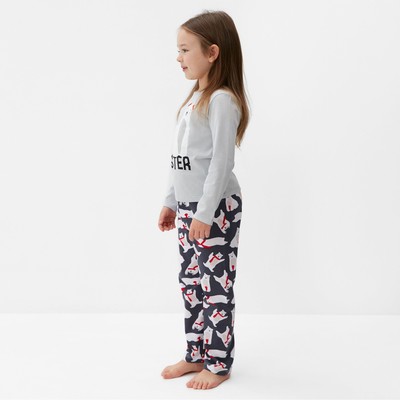 Пижама детская для девочки KAFTAN Polar Bear, размер 30 (98-104 см)