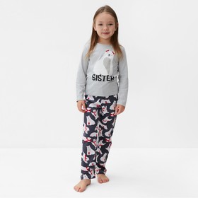 Пижама детская для девочки KAFTAN Polar Bear, размер 36 (134-140 см) 7187996