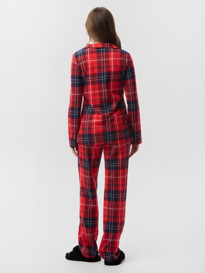 Пижама новогодняя женская (рубашка, брюки) KAFTAN Christmas, размер 44-46