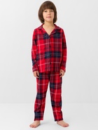 Пижама детская новогодняя: рубашка и брюки KAFTAN: Christmas, красная, рост 98-104 см - Фото 9