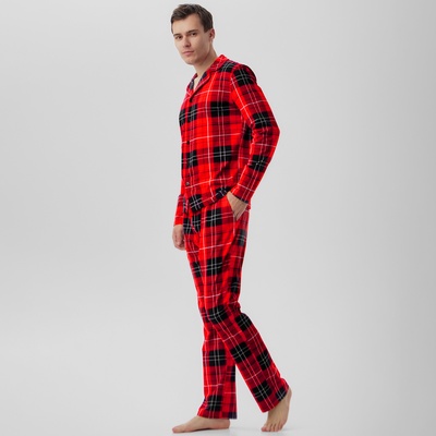 Пижама мужская KAFTAN Christmas, размер 48