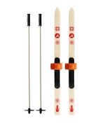 Комплект лыжный подростковый: лыжи 90 см, палки 80 см, цвета МИКС - Фото 6