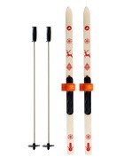 Комплект лыжный подростковый: лыжи 100 см, палки 80 см, цвета МИКС - Фото 6