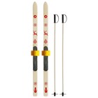 Комплект лыжный подростковый: лыжи 100 см, палки 80 см, цвета МИКС - Фото 7