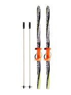 Комплект лыжный подростковый: лыжи 130 см, палки 100 см, цвета МИКС - Фото 12