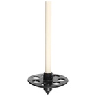 Лыжный комплект, 110 см, c креплениями с резиновой пяткой и палками длиной 80 см - фото 119095653