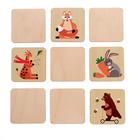 Мемори «Животные» 24 карточки, мешочек, коробка, размер карточки: 4,8 × 4,8 cм, 22,5 × 13,5 × 5 cм - Фото 2