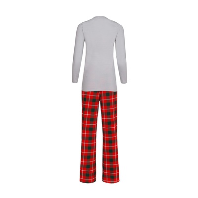 Пижама новогодняя женская (лонгслив, брюки) KAFTAN Santa, размер 48-50