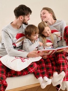 Пижама новогодняя детская: лонгслив, брюки, KAFTAN: Santa, рост 98-104 см - Фото 13