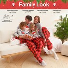 Пижама новогодняя детская: лонгслив, брюки, KAFTAN: Santa, рост 98-104 см - Фото 14