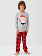 Пижама новогодняя детская: лонгслив, брюки, KAFTAN: Santa, рост 134-140 см - Фото 4