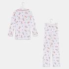 Пижама женская (рубашка и брюки) KAFTAN "Deers" размер 40-42 - фото 22668576