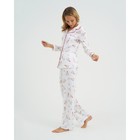 Пижама женская (рубашка и брюки) KAFTAN "Deers" размер 48-50 - фото 29783665