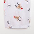 Пижама новогодняя женская (рубашка и брюки) KAFTAN "Deers", цвет белый, размер 48-50 - Фото 13
