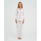 Пижама женская (рубашка и брюки) KAFTAN "Deers" размер 48-50 - фото 29783662