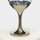 Набор бокалов «Геометрия», 290 мл, с гравировкой и напылением, 6 шт, цвет напыления золотой - фото 4335021
