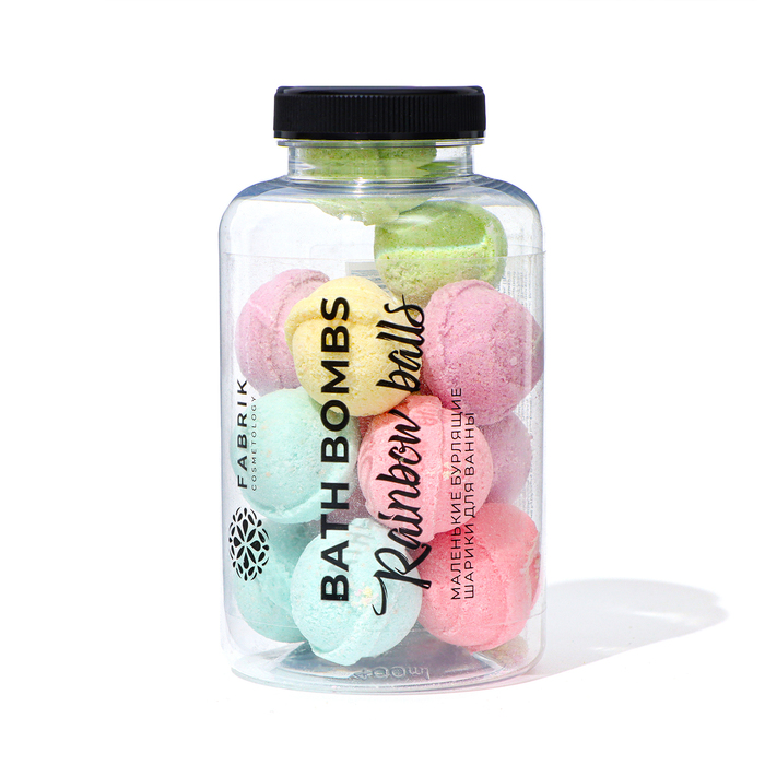 Бомбочки для ванн Rainbow balls, 230 г - Фото 1