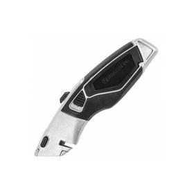 Нож универсальный BRAUBERG "Professional" 237160, автофиксатор, 4 лезвия, металл