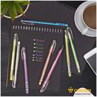 Набор гелевых ручек 0.8 мм, 7 цветов, Crown Hi-Jell Pastel, блистер - фото 22464736