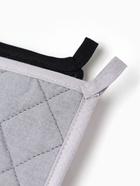 Набор кухонный «Приборы», варежка-прихватка 20х28см, прихватка 17х17см, 35% х/л,65% п/э - фото 24313609