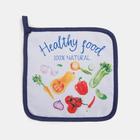 Набор кухонный «Натур продукт»: варежка-прихватка 20х28 см, прихватка 17х17 см, 35% х/л, 65% п/э 6959808