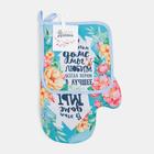 Набор кухонный «Любимый дом» варежка-прихватка 20х28см, прихватка 17х17см, 35% х/л,65% п/э - фото 23240449