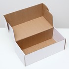 Коробка самосборная, без окна, белая, для подарков, хранения и отправки посылок, 16×35×12 см - Фото 4