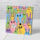 Картина по номерам для детей «Пасха: яркие кролики», 15 х 15 см - Фото 2