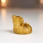 Сувенир полистоун "Золотой тигрёнок с золотыми монетами" МИКС 4,2х3,5х3,5 см - Фото 5